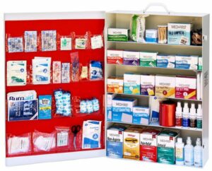 Medique 738ANSI 5-Shelf ANSI Class B First Aid Cabinet